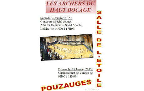 Concours Pouzauges Week-end 24 et 25 Janvier 2015 
