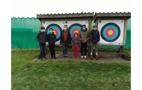 6 archers du club participent au stage du Cd 85